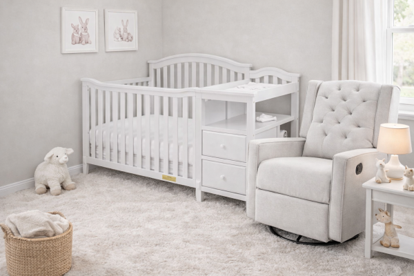 Kali 4-in-1 Convertible Crib and Changer - AFG International