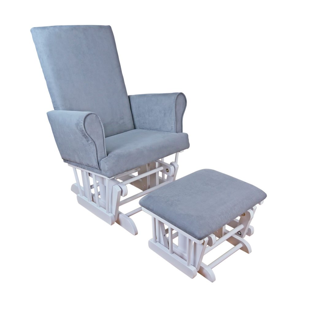 Modern Glider Chair and Ottoman - AFG International Product, Inc.